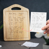 Engraved Custom Handwriting Handle Board